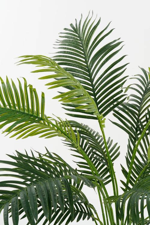 Mica Decorations Areca Palm Kunstplant in Pot - H134 x Ø50 cm - Groen