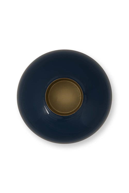 Pip Studio - Home Accessories Mid Blue - Metalen Vaas - 32cm