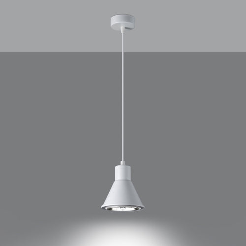 Sollux Lighting Hanglamp TALEJA 1 wit [ES111] - 14x14x120cm