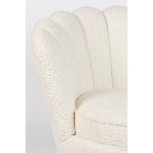 Bold Monkey Mother Of All Shells fauteuil teddy naturel - vtwonen shop