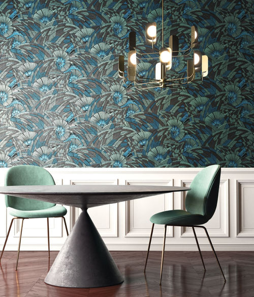 Masureel behang bladeren groen - 53 cm x 10.05 m - 630867 - vtwonen shop