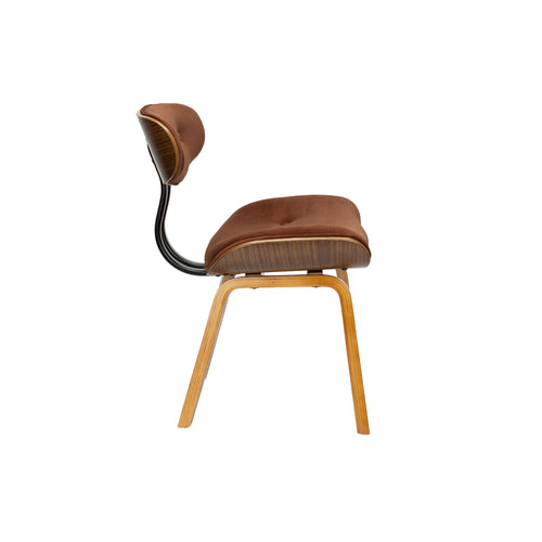 Dutchbone Blackwood Eetkamerstoel Walnootkleur/ Bruin