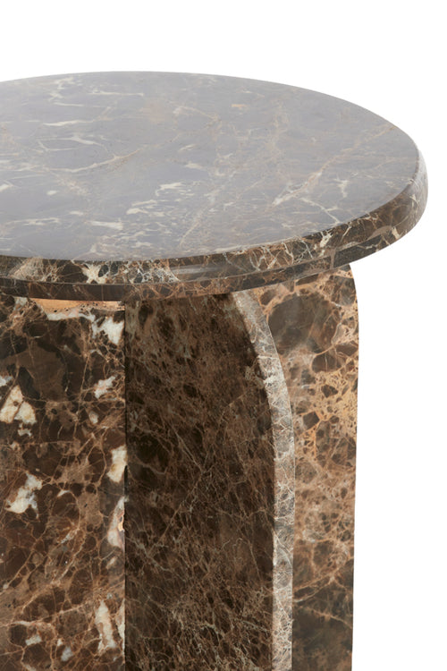 Light & Living bijzettafel OTINIA - Ø41x48cm - bruin - vtwonen shop