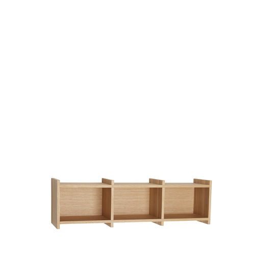 Hübsch plank Focal - mdf/eiken fineer - 80x20xh23cm