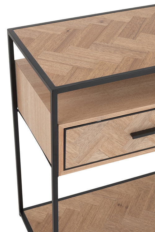 Duverger® sidetable Twist - MDF - 2 lades - vtwonen shop