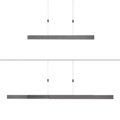 Neuhaus PURE hanglamp e-Slide - 3 lichts - 200  x 200   cm - antraciet - vtwonen shop