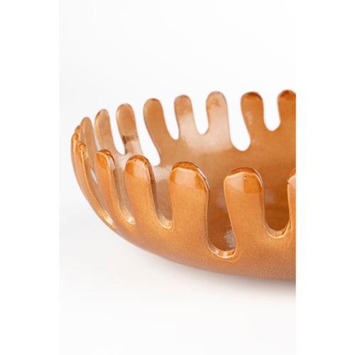 Zuiver Onda Decoratieve Schaal Set Van 2 Cognac