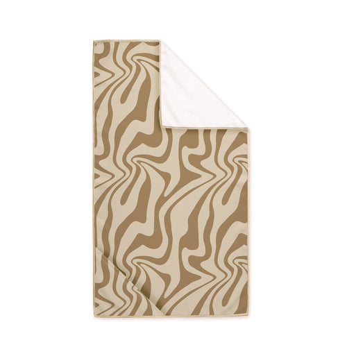 Byrklund - Strandlaken Sunset Swirl - 90x180 cm - Zand