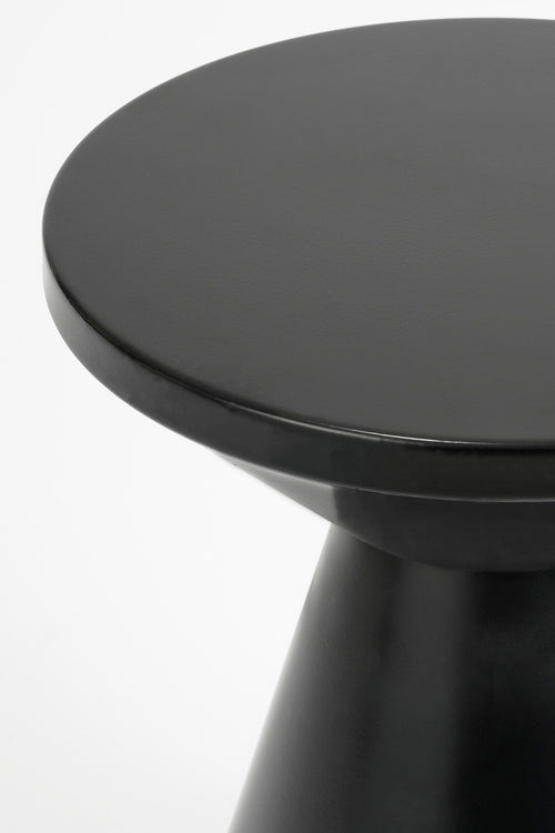 Mica Decorations Jim Bijzettafel - H45 x Ø31 cm - IJzer - Zwart - vtwonen shop