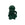 Present Time ornament Amigo Sitting Large - blauw - 24x21x34.8cm