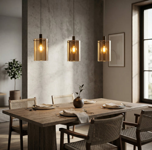 Stars of Light hanglamp Polverara - 3 lichts - e27 - zwart