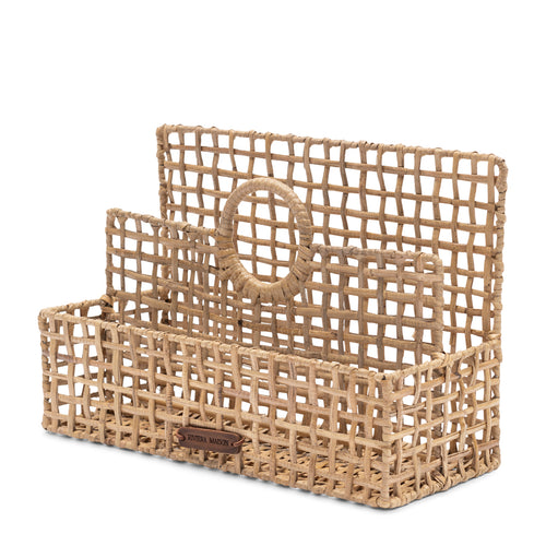 Rivièra Maison Rustic Rattan Sisi Desk Organiser - Rattan Pitriet - Naturel - vtwonen shop