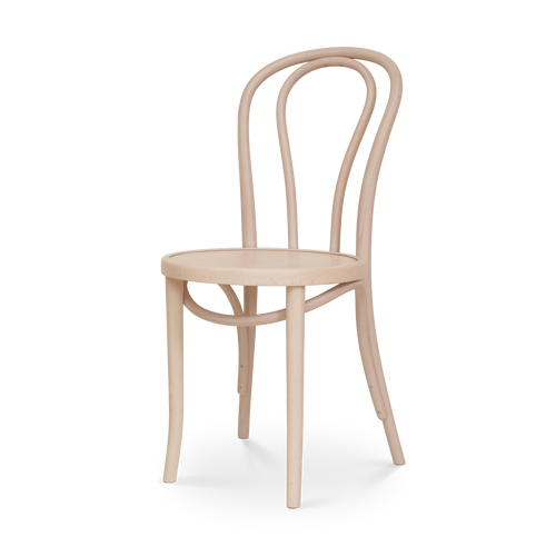 Fameg Vienna Thonet No.18 Houten Bistrostoel Whitewash - vtwonen shop