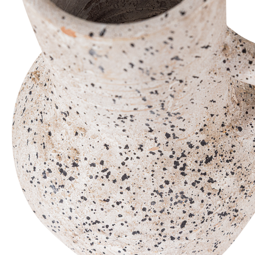WOOOD decoratie kan Sive - Klei - Zand - 42x22x20