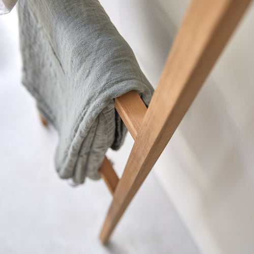 Tikamoon Galyno - Massief teakhouten handdoekenrek - Naturel