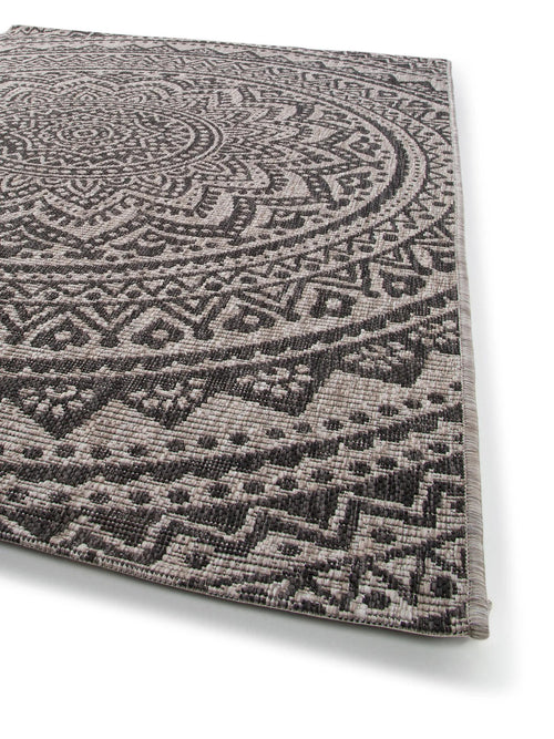 benuta binnen- en buitenkleed Cleo - grijs - 240x340 cm