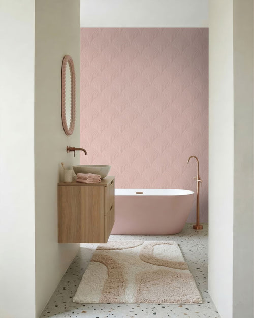 ESTAhome behang 3D-motief roze - 53 cm x 10.05 m - 131108