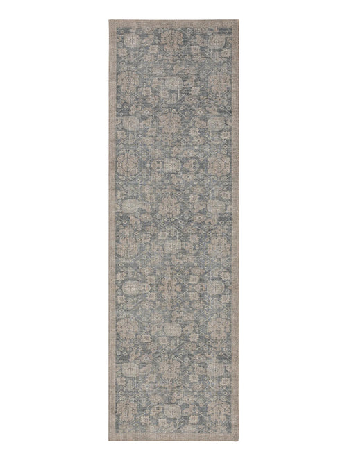 benuta loper Lorenzo - donkergrijs - 80x250 cm