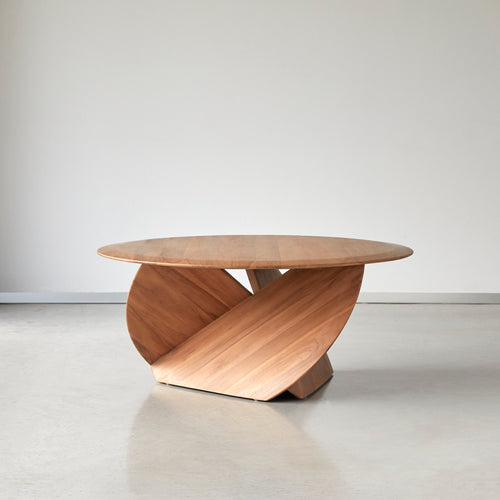 Tikamoon Salontafel in massief teak, groot model - Naturel - vtwonen shop