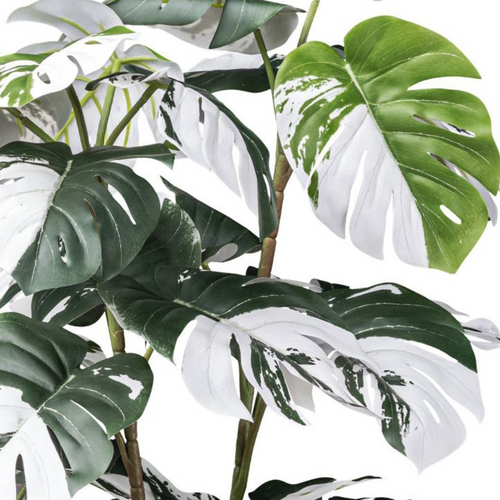 Flourify kunstplant - Monstera Deliciosa Variegata - 110 cm