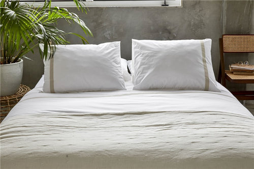 Walra - Dekbedovertrek Timeless Chic - 200x220 cm - Zand