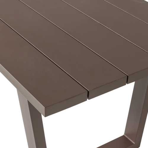 WOOOD tuintafel Bear - Aluminium - Bruin - 75x240x87
