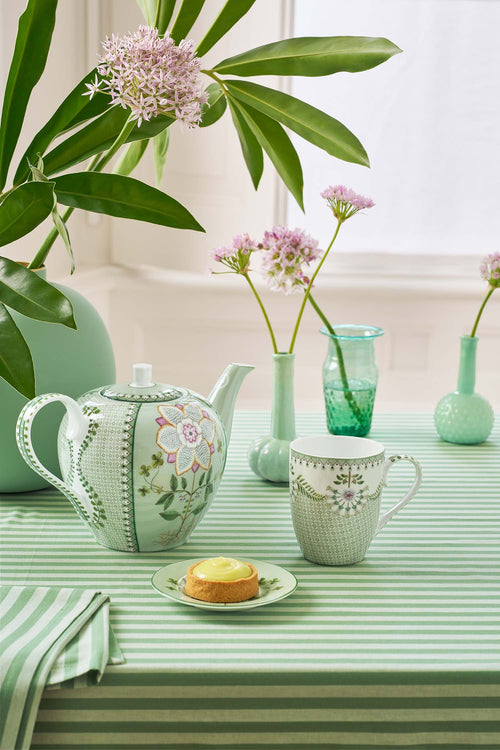 Pip Studio - Grote Mokken - Lily & Lotus - Tiles - Lichtgroen - Set van 6