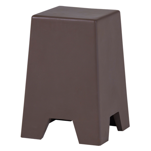 WOOOD bijzettafel hoog Zina - Cement - Bruin - 51x36x36