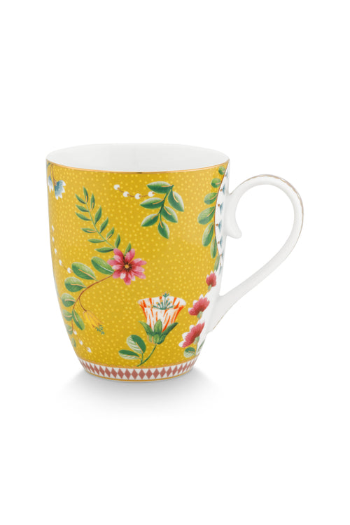 Pip Studio La Majorelle Mokken - Servies - Set van 4 Kleine Kopjes - Geel - 365ml - vtwonen shop