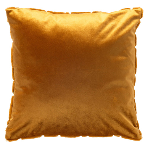 DOMANI - sierkussen 45x45 cm - bontlook - cirkelpatroon - Buckthorn Brown - bruin, groen