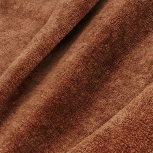 Sia Home - Rechte bank CELINE - Fluweel met reliëf - Terracotta - 210cm - vtwonen shop