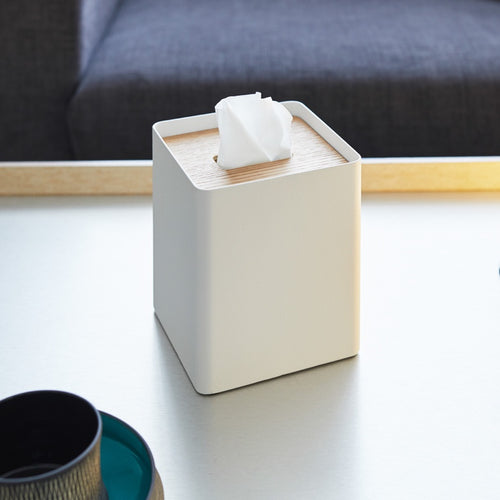 Yamazaki Tissuebox Vierkant - Rin - Wit - vtwonen shop