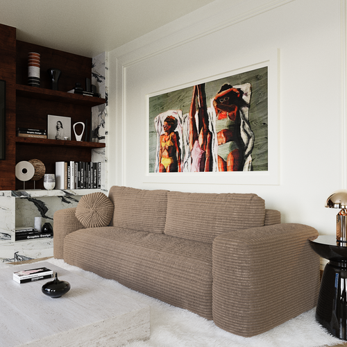 Premium Interiors - Slaapbank met opbergruimte LIOR - xxl-corduroy mol 260cm
