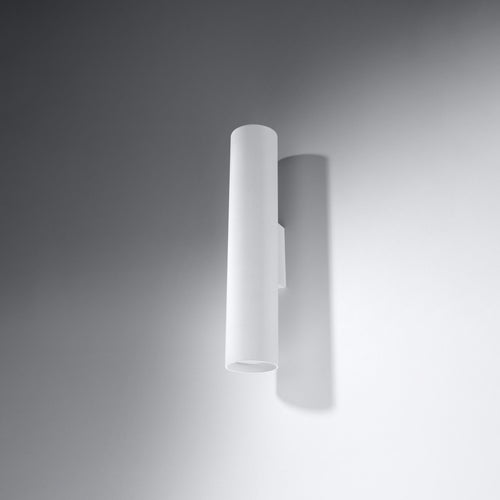 Sollux Lighting Wandlamp LAGOS wit - 6x8x30cm