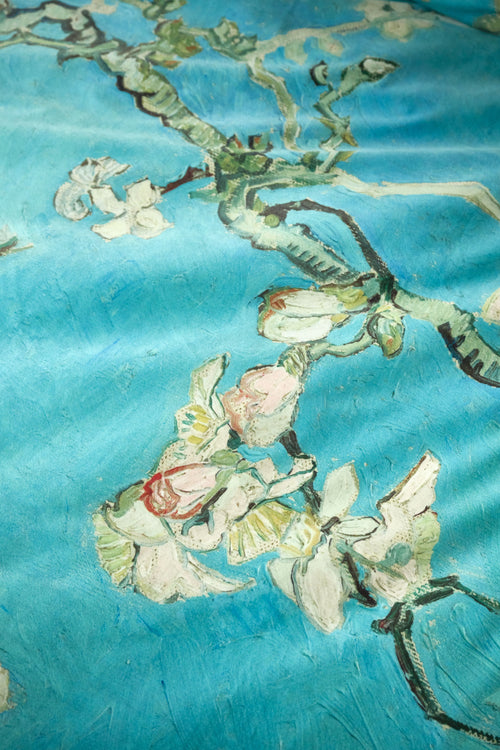 Beddinghouse x Van Gogh Museum Dekbedovertrek Almond Blossom De Velours - 240 x 200/220 cm - Blauw