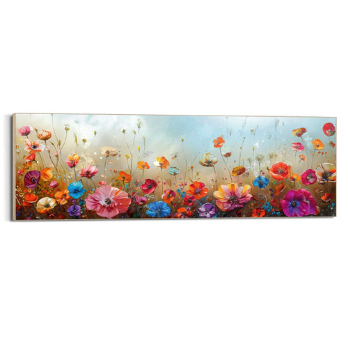 Reinders schilderij Bloemenzee - 52x156cm