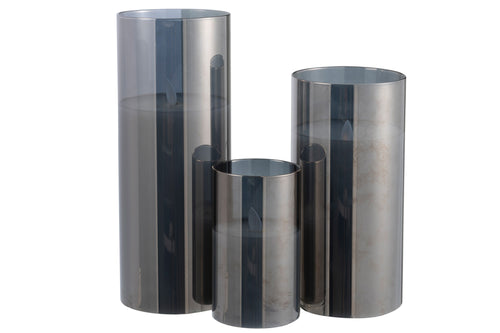 J-Line lamp Blinkend - glas - grijs - large - LED lichtjes - vtwonen shop