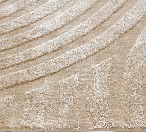 Sia Home - Rechthoekig tapijt Dana - viscose beige 300cm