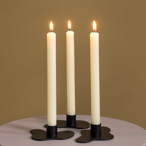 Spinder Design kandelaar Melt - Zwart - set van 3 - vtwonen shop