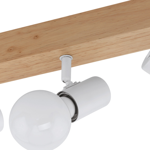 EGLO townshend 3 Townshend 3 - plafondlamp - 3-lichts - e27 - eikenhout/wit