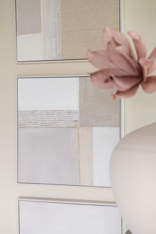 J-Line schilderij Tod - canvas/dennenhout - 3 stuks