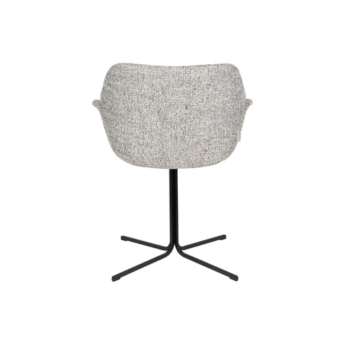 Zuiver Nikki Eetkamerstoelen Met Armleuningen Grijs - Set van 2