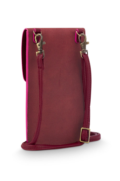 Pip Studio - Peggy Telefoontasje Dames - Jabali - Rood - 11x1x18cm