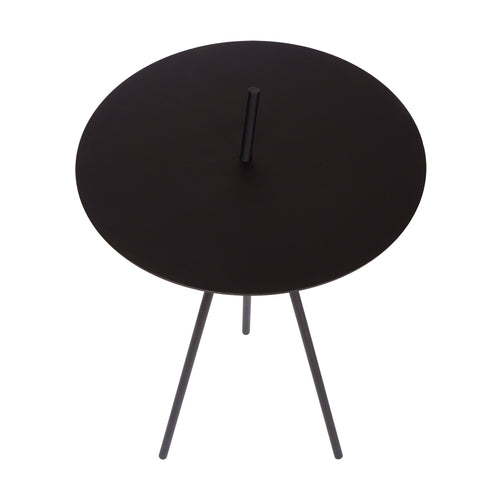 Atmooz bijzettafel Azure - zwart - Ø 40 x H 66 cm