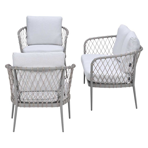 Garden Impressionsloungeset Stella taupe - natural sand