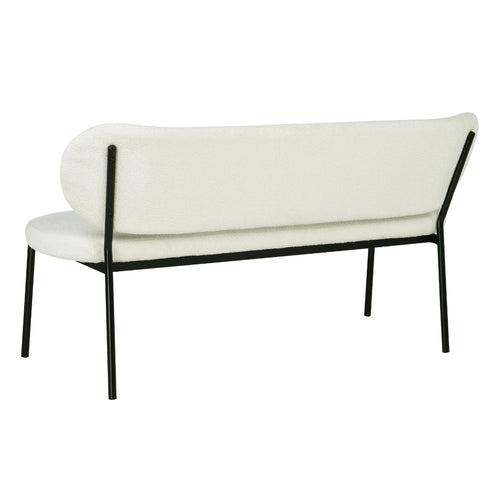 Giga Meubel Eetkamerbank Maddie - Stof - Beige - 160cm - vtwonen shop