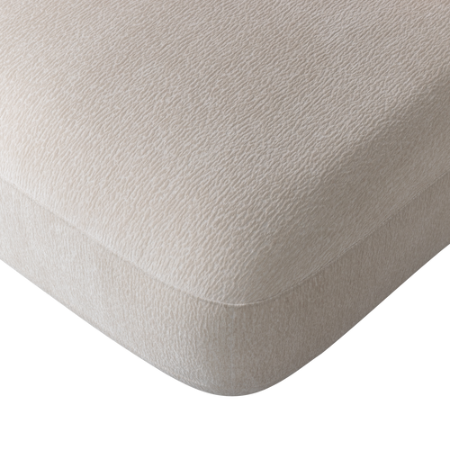 WOOOD fauteuil met verplaatsbare rugleuning Sterck - Polyester - Zand - 118x102x41 - vtwonen shop