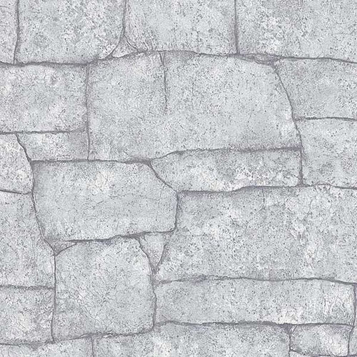 Erismann behang steen grijs - 53 cm x 10.05 m - 661451 - vtwonen shop