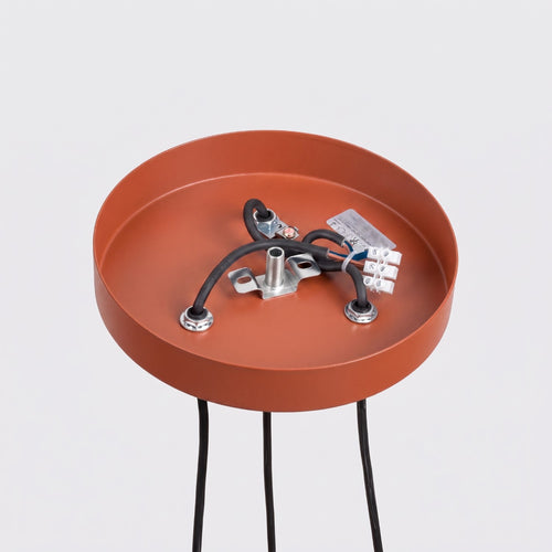 Sollux Lighting Hanglamp RAYO 3P rode oker - 20x20x108cm