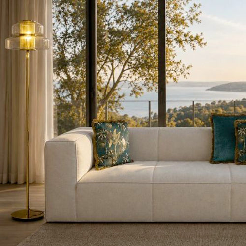Kare Design Vloerlamp Arcadia 155cm amber